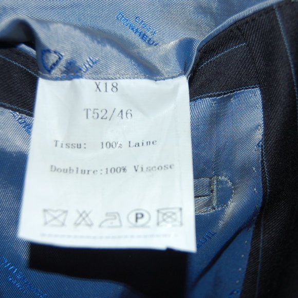 Dormeuil Wool Custom Grey Pin Stripe Suit - Picture 8 of 8